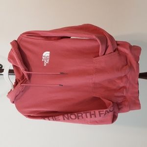 Men's North Face Red Hoodie Size SM
